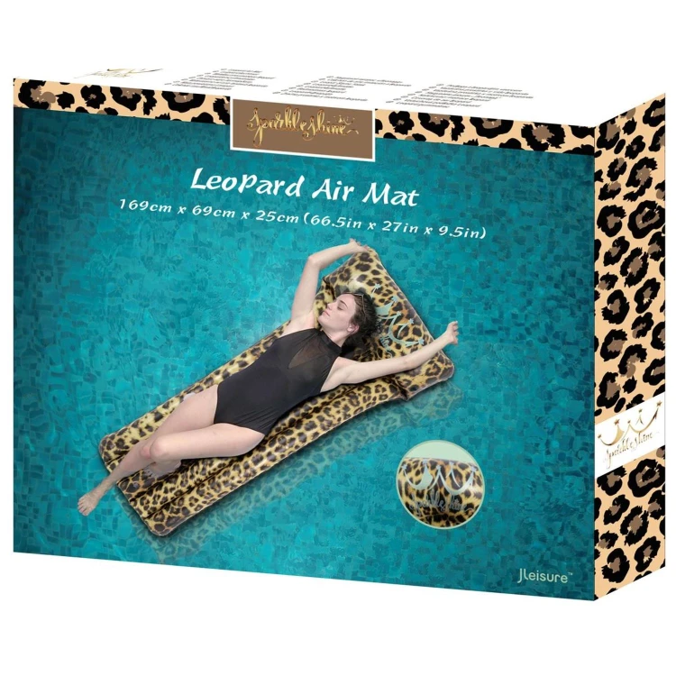MATERAC DMUCHANY LEOPARD 169x69x25CM 33152