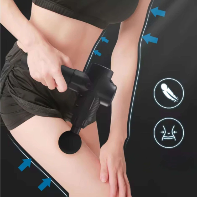 MASAŻER DO CIAŁA MASAŻU PLECÓW HIKEY MASSAGE GUN PRO + 6 KOŃCÓWEK ZESTAW