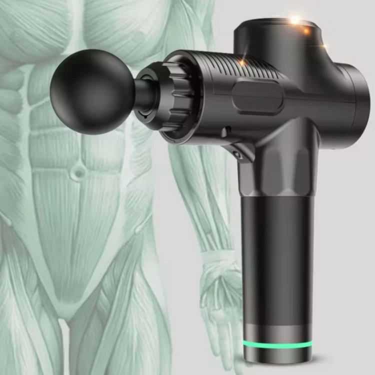 MASAŻER DO CIAŁA MASAŻU PLECÓW HIKEY MASSAGE GUN PRO + 6 KOŃCÓWEK ZESTAW